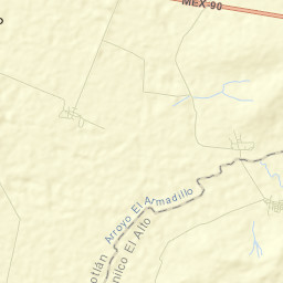 Ciénega del Pastor Street Map