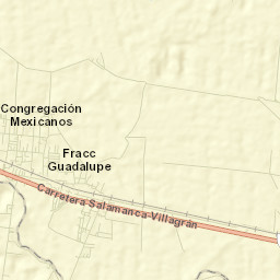 Mexicanos Street Map