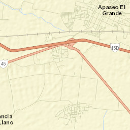 Apaseo el Grande Street Map