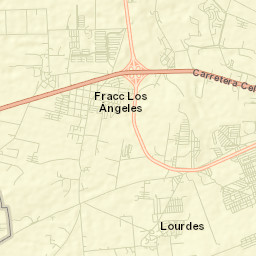 Colonia los Ángeles Street Map