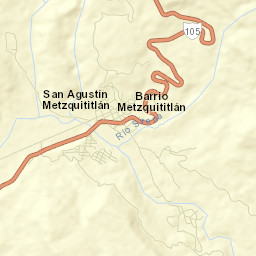 Mezquititlán Street Map