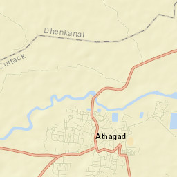 Athagarh Street Map