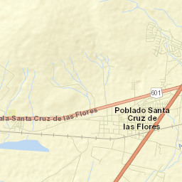 Villa las Flores Street Map