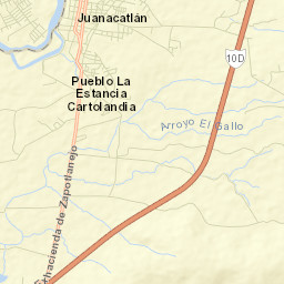 Juanacatlán Street Map