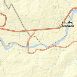 Zacate Colorado Street Map