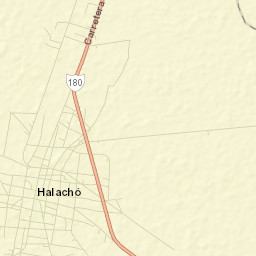 Halachó Street Map