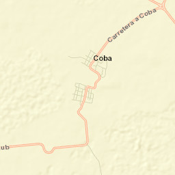 Coba Street Map