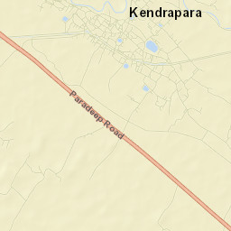 Kendraparha Street Map