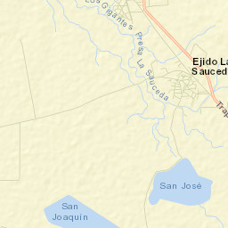 La Sauceda Street Map