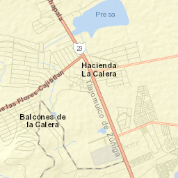 Las Carretas Street Map