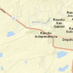 Degollado Street Map