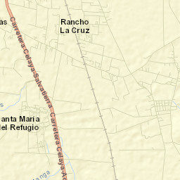 La Cruz Street Map