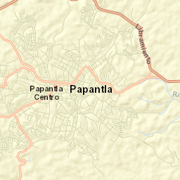 Papantla de Olarte Street Map