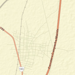 Bécal Street Map