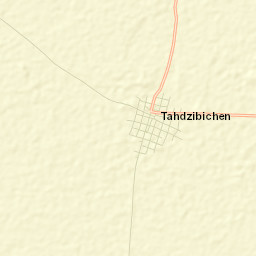 Tahdzibichen Street Map