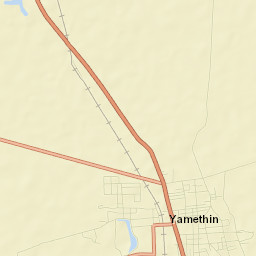 Yamethin Street Map