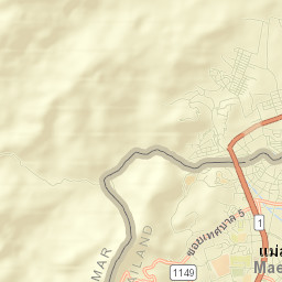 Tachilek Street Map