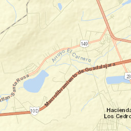 Santa Rosa Street Map