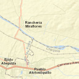 Atotonilquillo Street Map