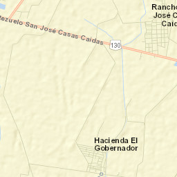 San José Casas Caídas Street Map