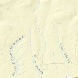 Las Ánimas Street Map