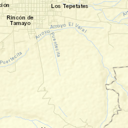 Rincón de Tamayo Street Map