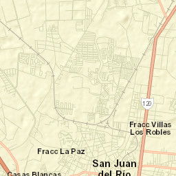 San Juan del Río Street Map