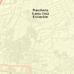 Santa Cruz Escandón Street Map