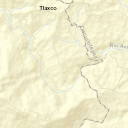 Tlaxco Street Map