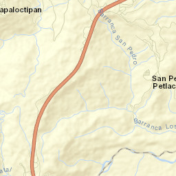 San Pedro Petlacotla Street Map