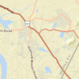 Daman District Street Map