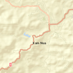 Xam Nua Street Map
