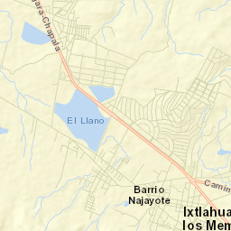 Ixtlahuacán de los Membrillos Street Map