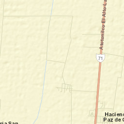 La Paz de Ordaz Street Map