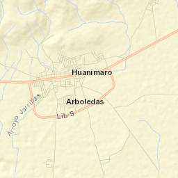 Huanímaro Street Map