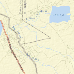 Ceja de Bravo Street Map