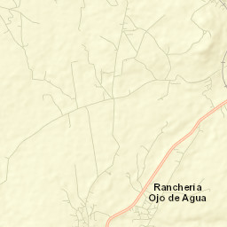 Ojo de Agua Street Map