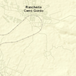 Cerro Gordo Street Map