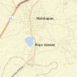 Huichapan Street Map
