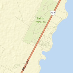 Ciudad Chemuyil Street Map