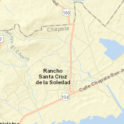 Santa Cruz de la Soledad Street Map