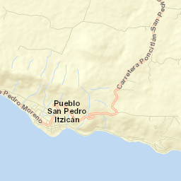 San Pedro Itzicán Street Map