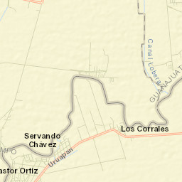 Pastor Ortíz Street Map