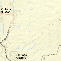 Santiago Capitiro Street Map