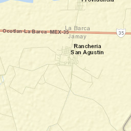 San Agustín Street Map