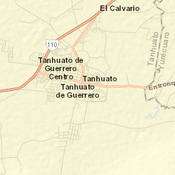 Tanhuato de Guerrero Street Map