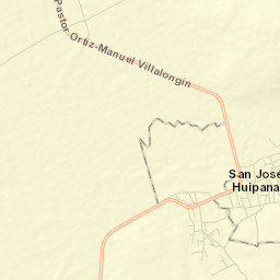 San José Huipana Street Map