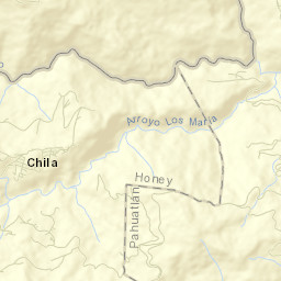 Chila de Juárez Street Map