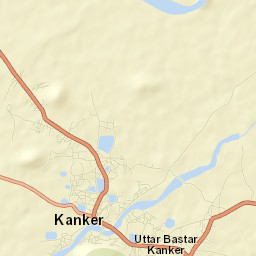Kanker Street Map