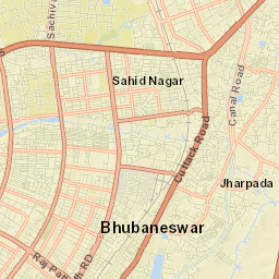 Bhubaneswar Street Map